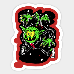 Halloween Creeps Number 1 Sticker